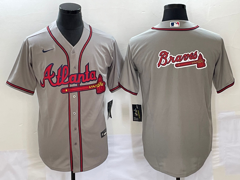 Men’s Atlanta Braves Gray Team Jersey