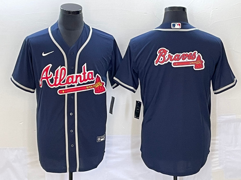 Men’s Atlanta Braves Navy Team Jersey