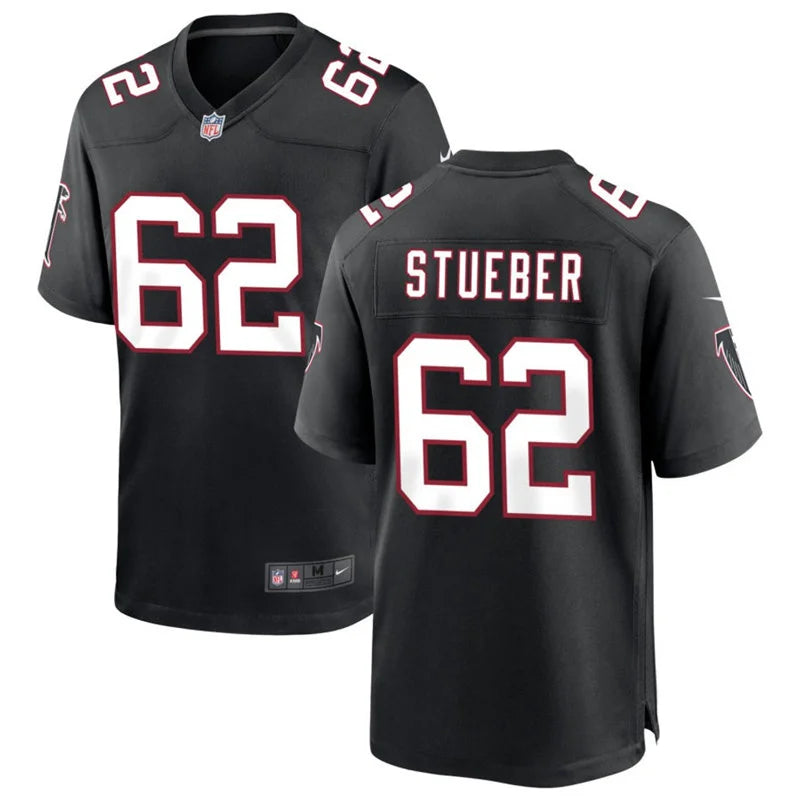 Men’s Atlanta Falcons #62 Corey Levin Nike Black Throwback Vapor F.U.S.E. Limited Jersey