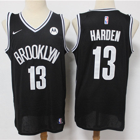 Men’s Brooklyn Nets #13 James Harden Black Nike NBA Basketball Jersey