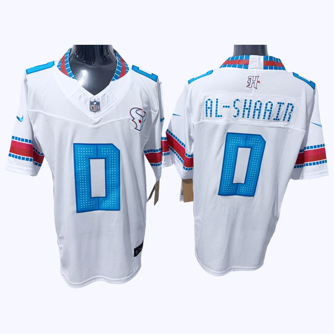 Men’s Houston Texans #0 AL-SHAAIR Rivalries Stitched Jersey