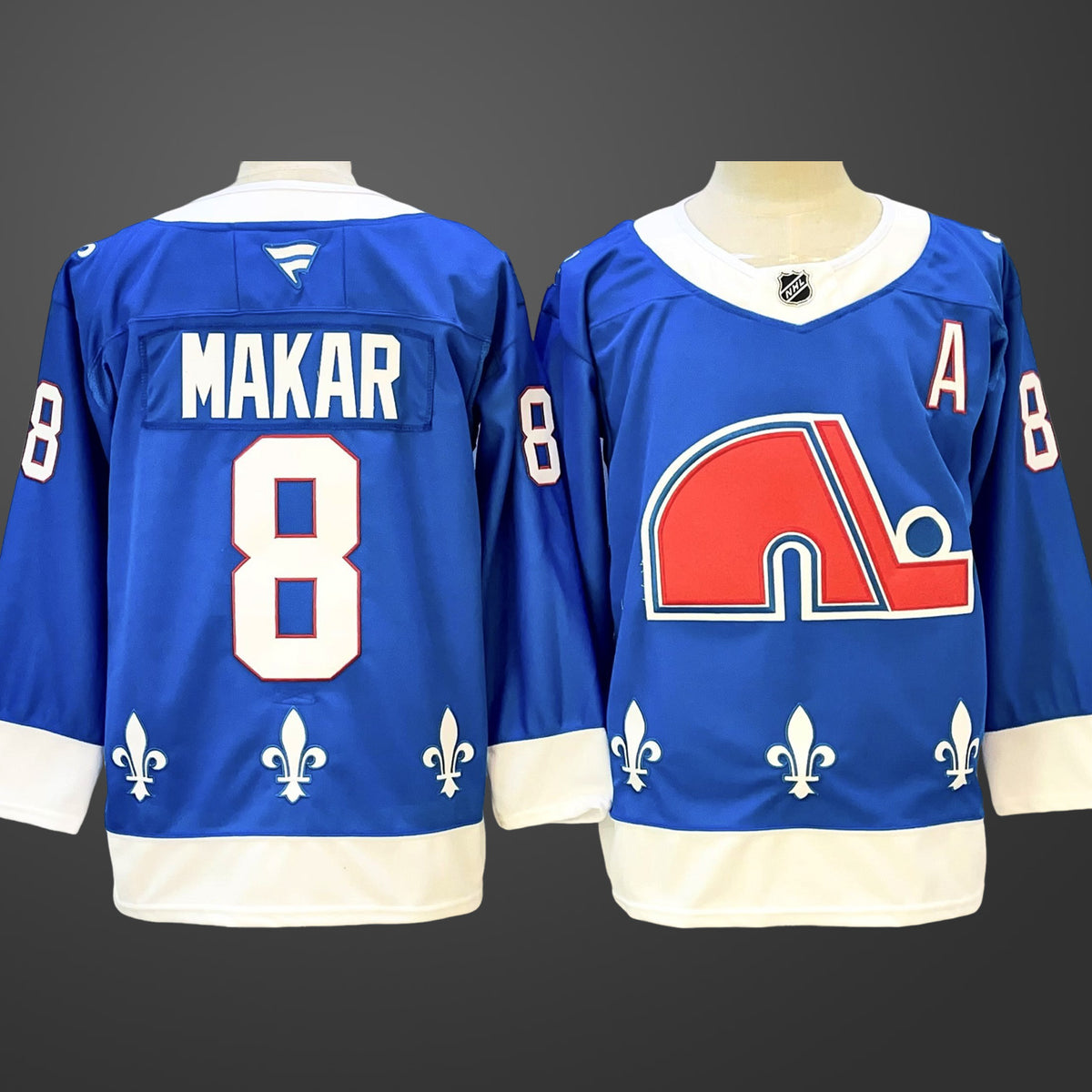 Men’s Colorado Avalanche #8 Cale Makar Blue 2025/26 With A Patch Alternate Stitched Jersey