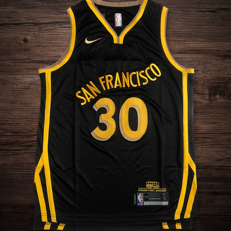 Men’s Golden State Warriors #30 Curry 2024 City Connect Jersey
