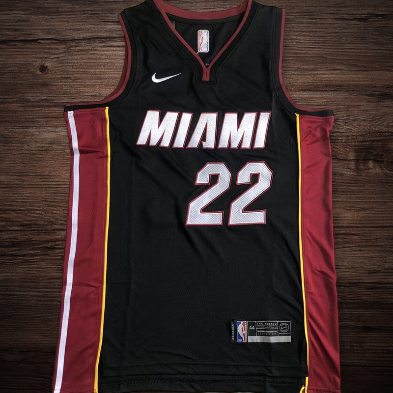 Men’s Miami Heat #22 Butler Black Jersey