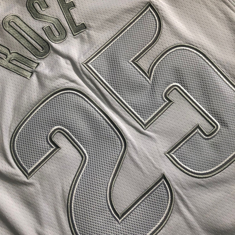 Men’s Detroit Pistons MVP #25 Rose White Jersey