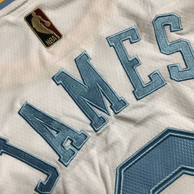Men’s Los Angeles Lakers 2023 #6 Lebron James White Jersey