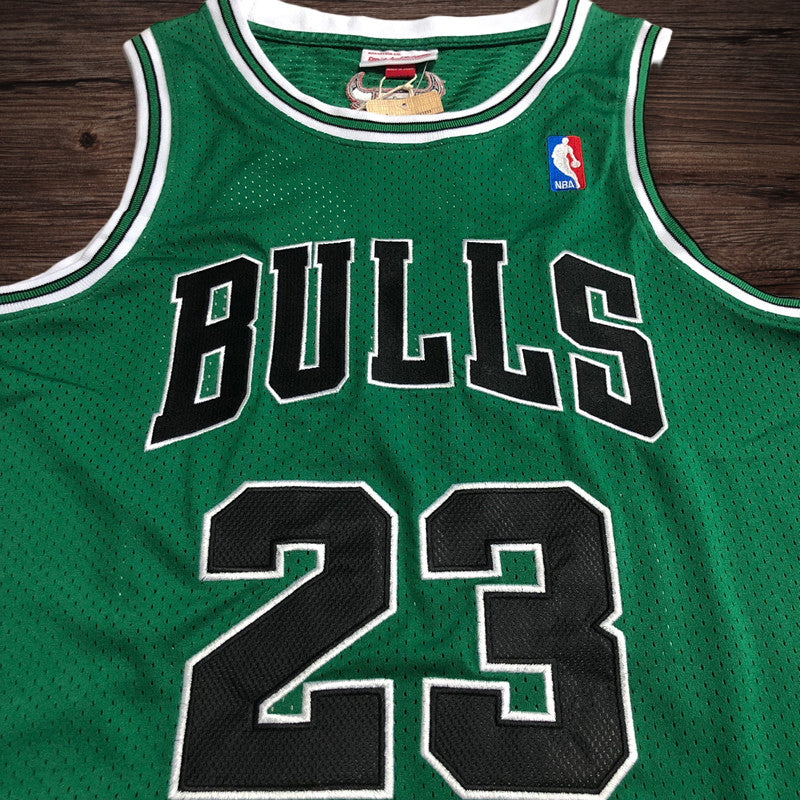 Men’s Chicago Bulls 1997-98 #23 Jordan Green Jersey