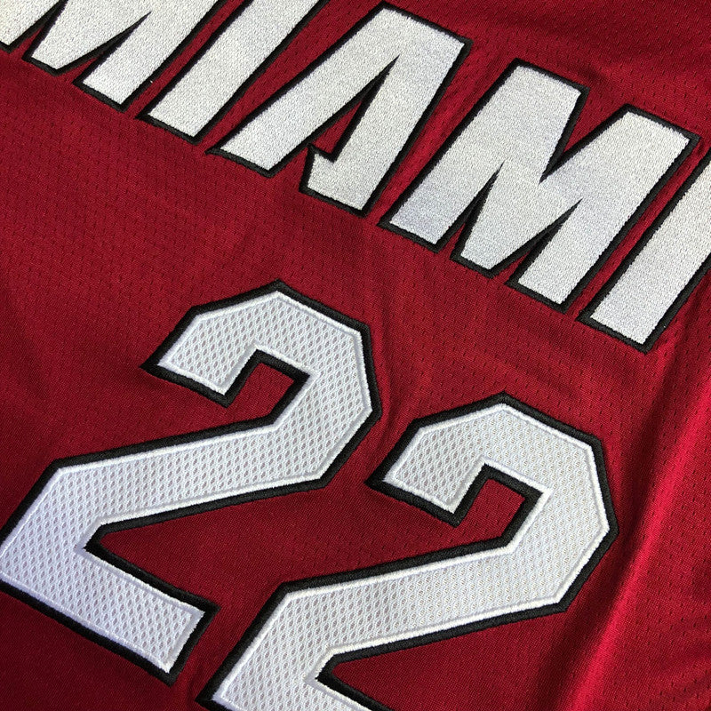 Men’s Miami Heat #22 Butler Red Jersey