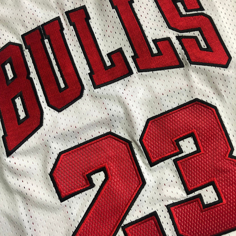 Men’s Chicago Bulls 1997-98 #23 Michael Jordan Jersey White