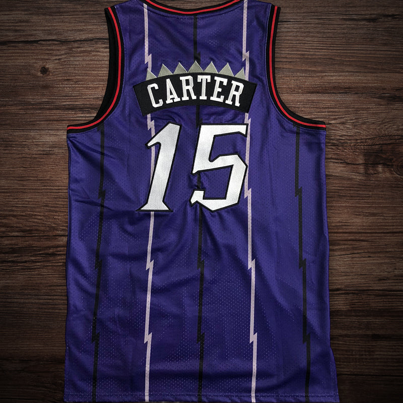 Men’s Toronto Raptors 1998-99 #15 Vince Carter Jersey Purple