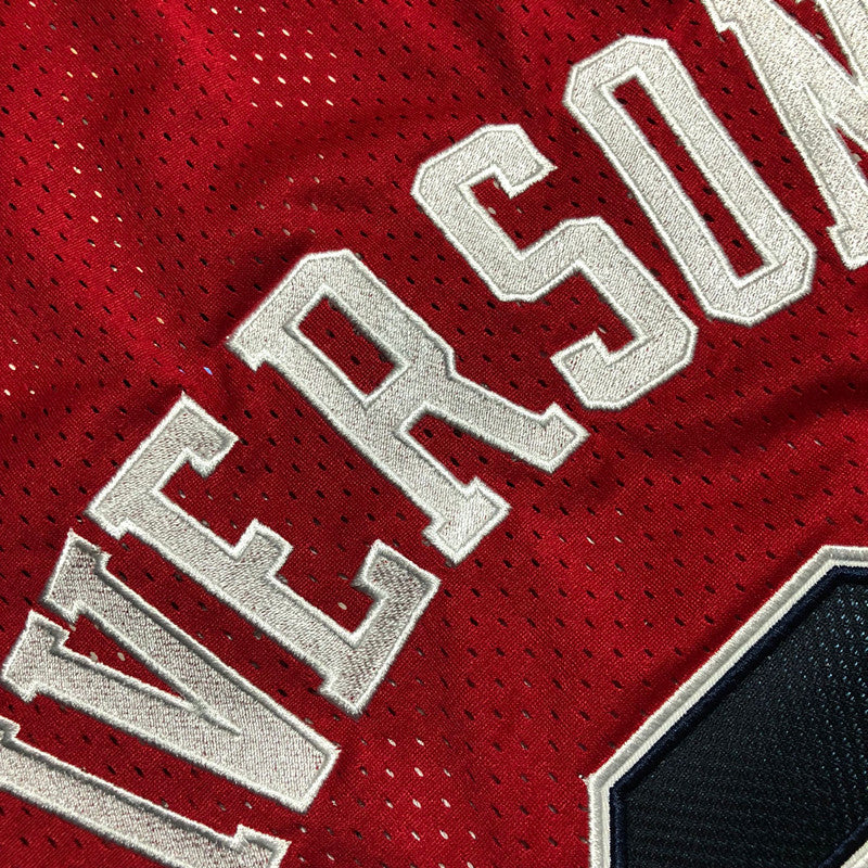 Men’s Philadelphia 76ers 2004/05 #3 Allen Iverson Red Jersey