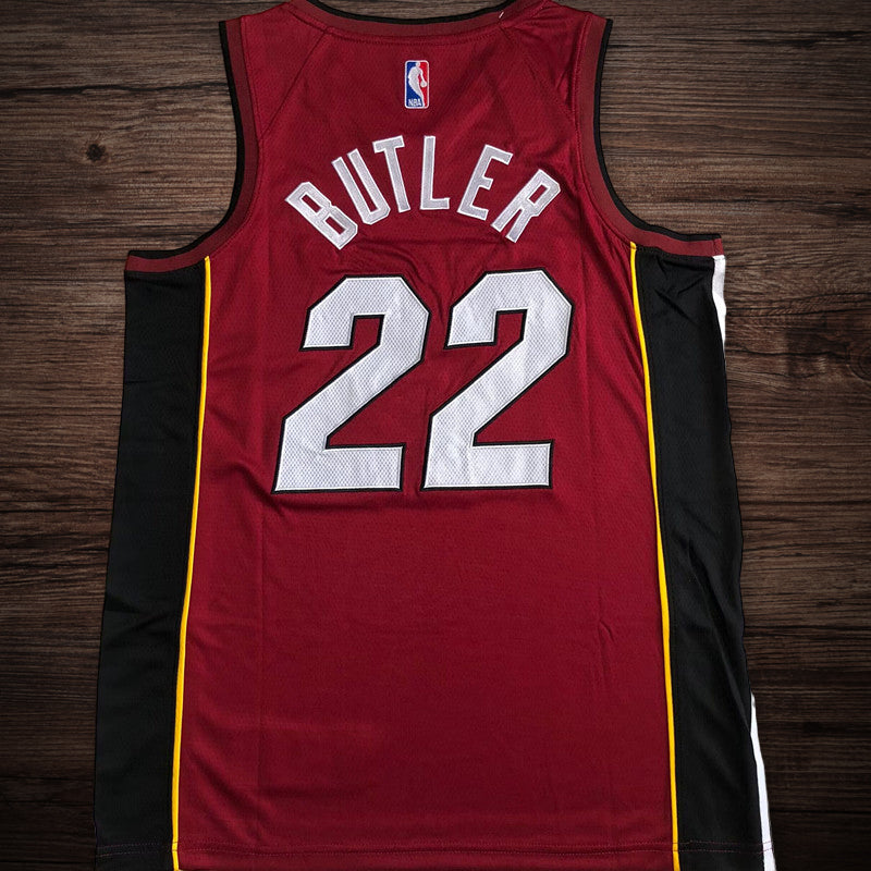 Men’s Miami Heat #22 Butler Red Jersey