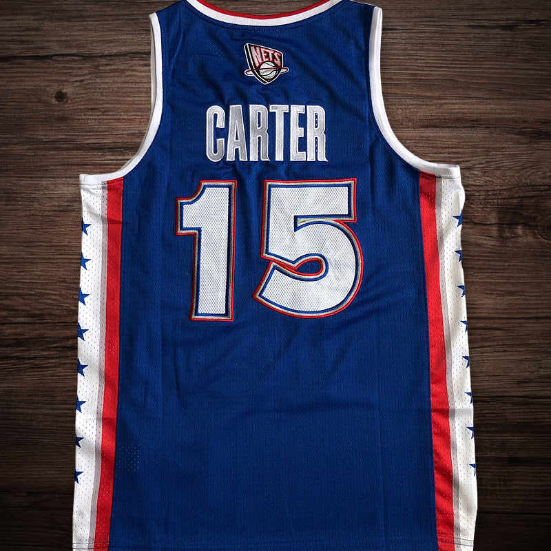 Men’s 2005 All Star East #15 Vince Carter Blue All Stitched