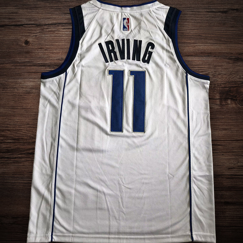 Men’s Dallas Mavericks #11 IRVING Jersey in white