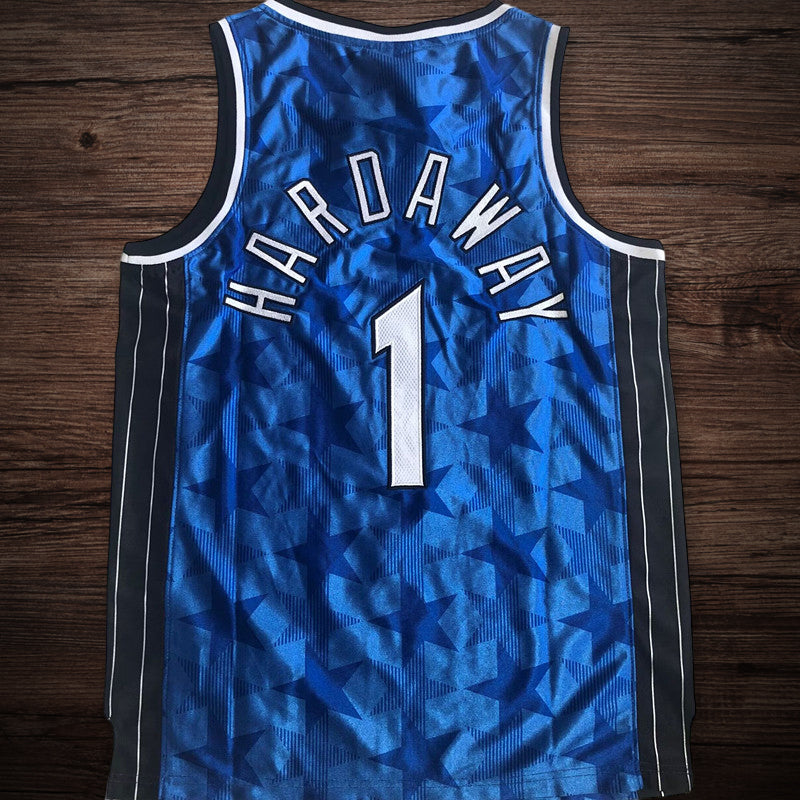 Men’s Orlando Magic 1994-95 #1 Hardaway BLue jersey