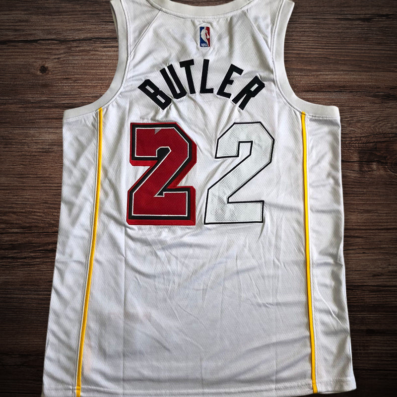 Men’s Miami Heat City Edition #22 Butler White Jersey