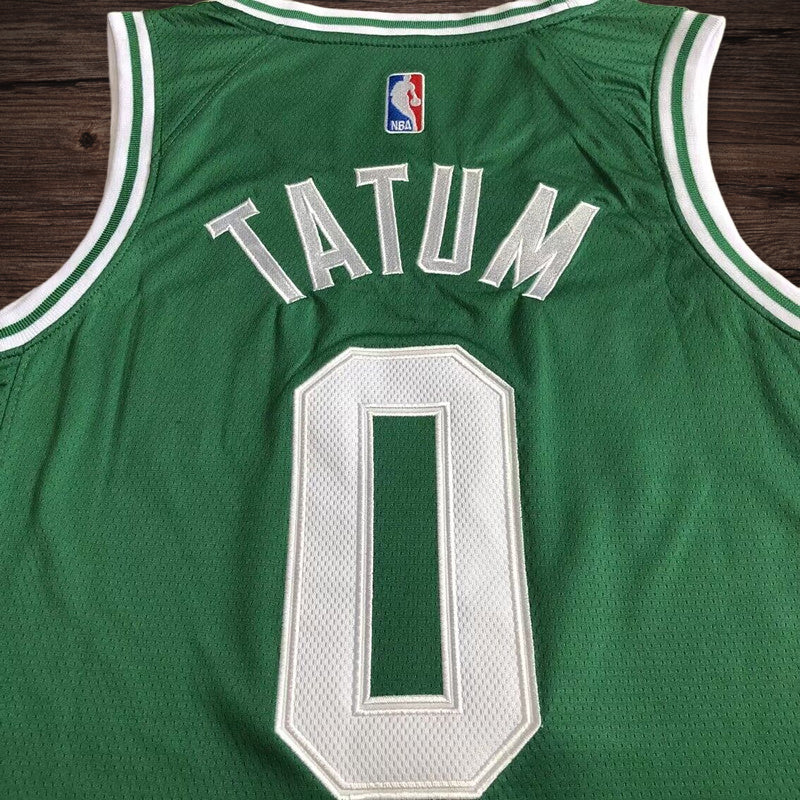 Men’s Boston Celtics #0 Tatum Green Jersey