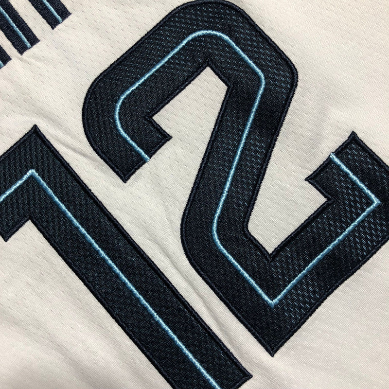 Men’s Memphis Grizzlies 2023 #12 Mornat White Jersey