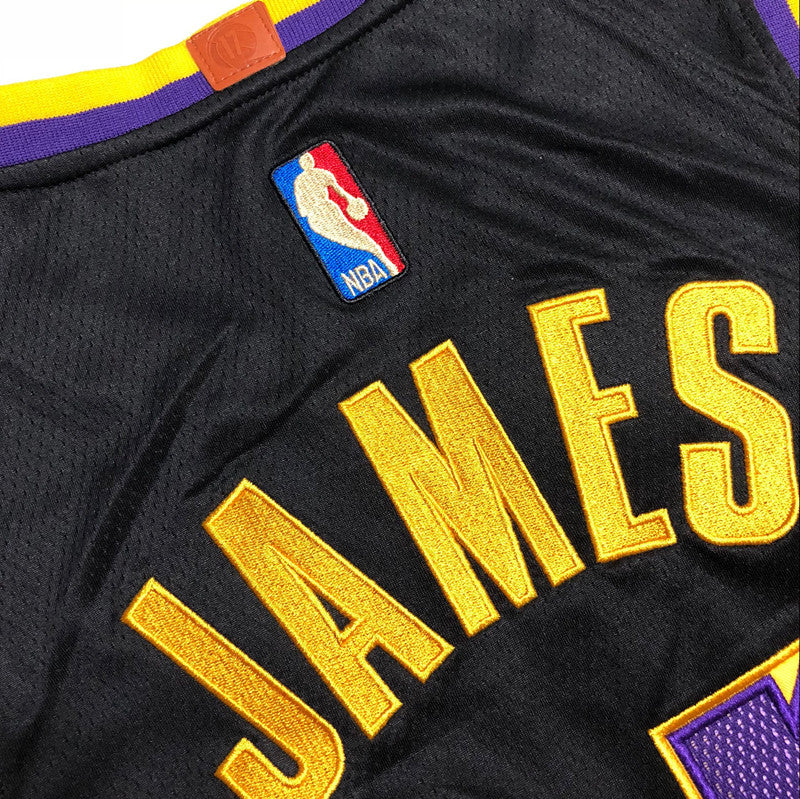 Men’s Los Angeles Lakers #23 Lebron James Jersey black