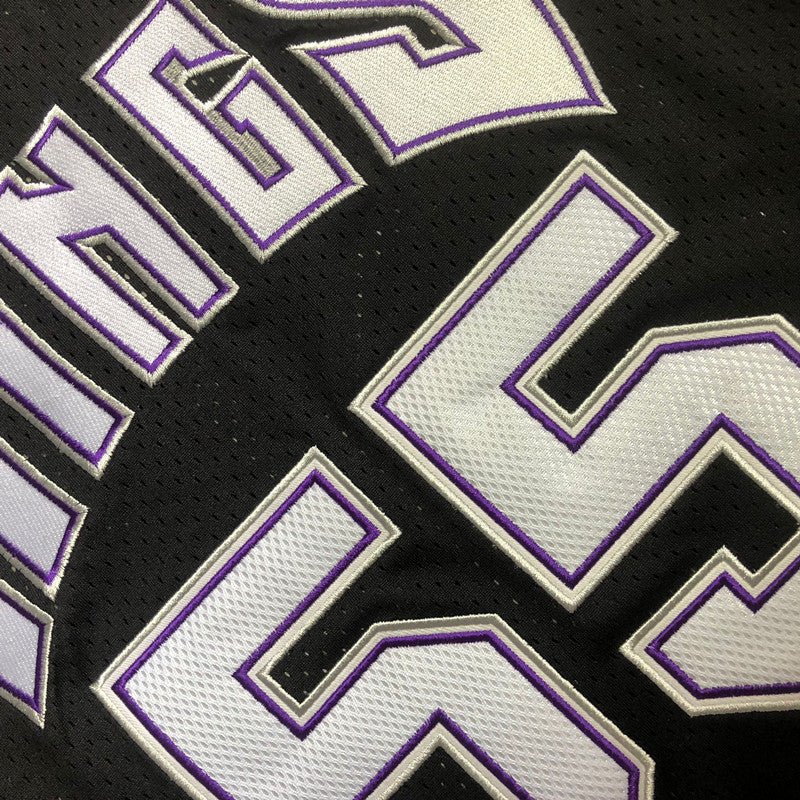 Men’s Sacramento Kings #55 Willams Black Short Sleeve Jersey