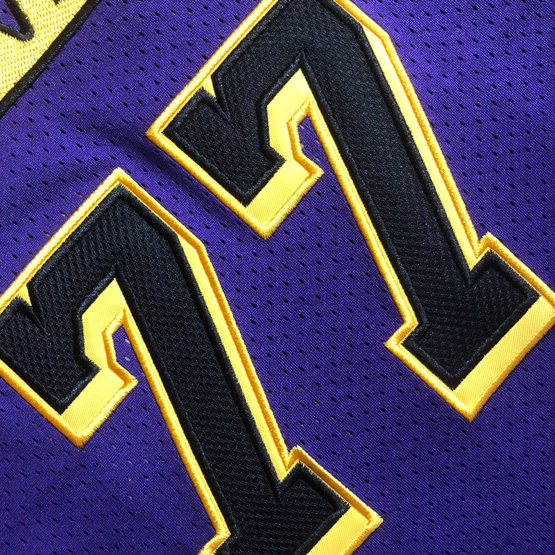 Men’s Los Angeles Lakers #77 Doncic Short Sleeve Jersey
