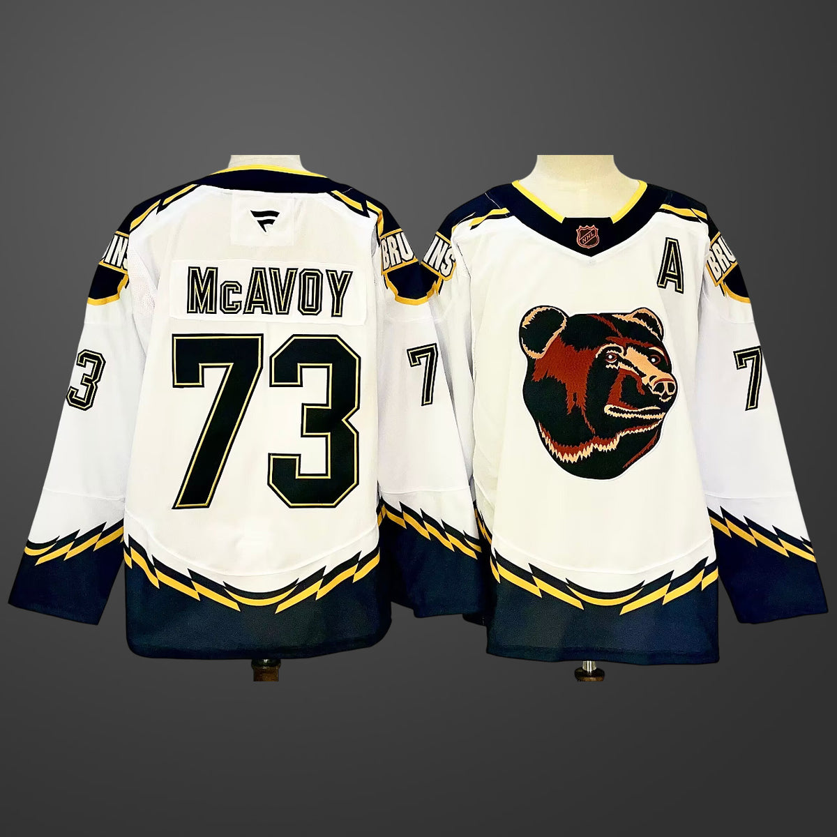 #73 Charlie McAvoy Boston Bruins Jersey White