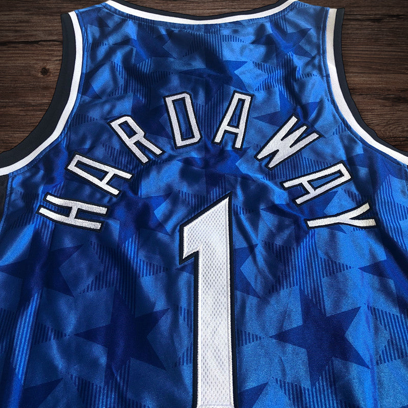 Men’s Orlando Magic 1994-95 #1 Hardaway BLue jersey