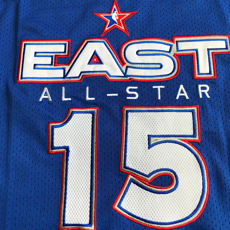Men’s 2005 All Star East #15 Vince Carter Blue All Stitched