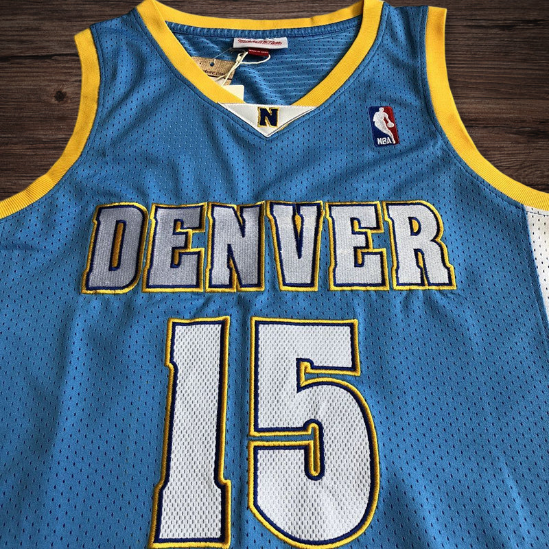 Men’s Denver Nuggets 2003-04 #15 Anthony Jersey