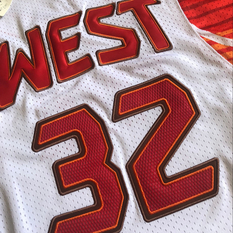 Men’s 2009 All Star West #32 Shaquille O’Neal Jersey