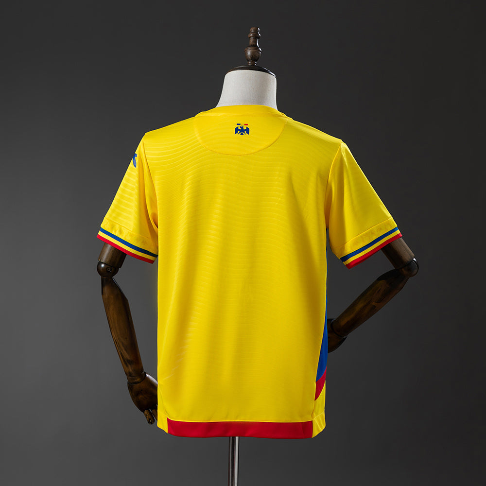 Men’s Romania 2026 Home Fan Version Jersey S-4XL