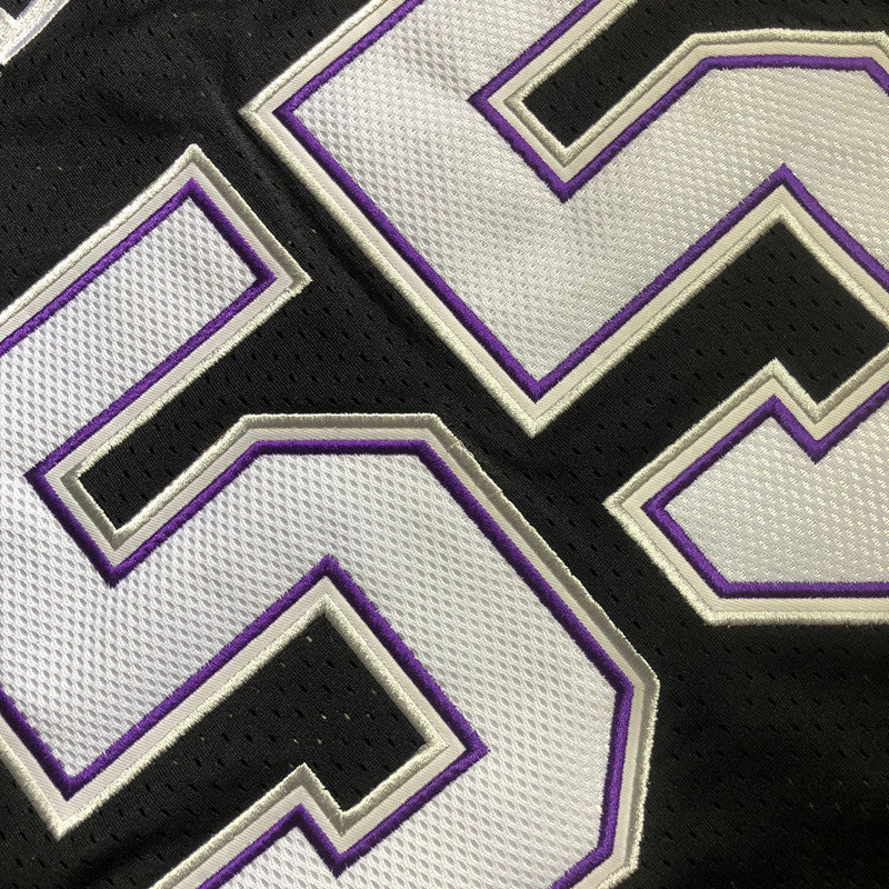 Men’s Sacramento Kings #55 Willams Black Short Sleeve Jersey