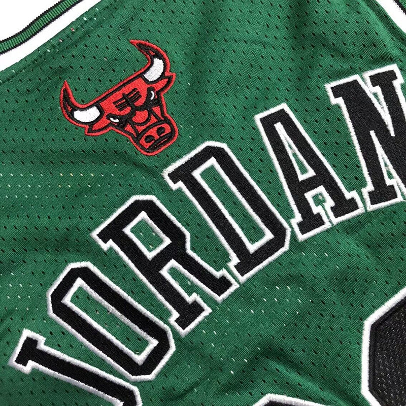 Men’s Chicago Bulls 1997-98 #23 Jordan Green Jersey