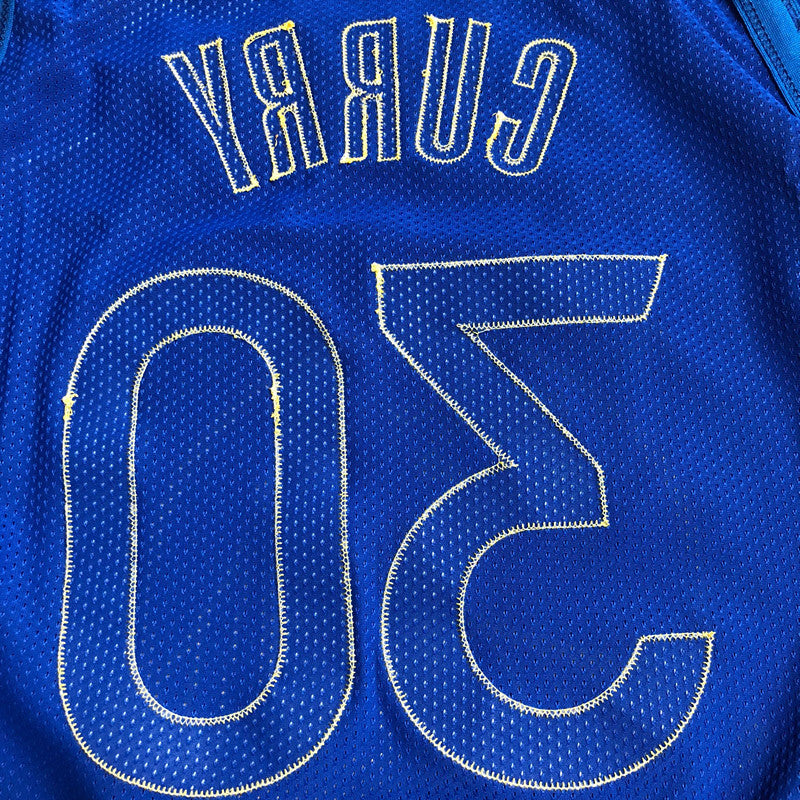 Men’s Golden State Warriors #30 Curry Player Edition Jersey Blue