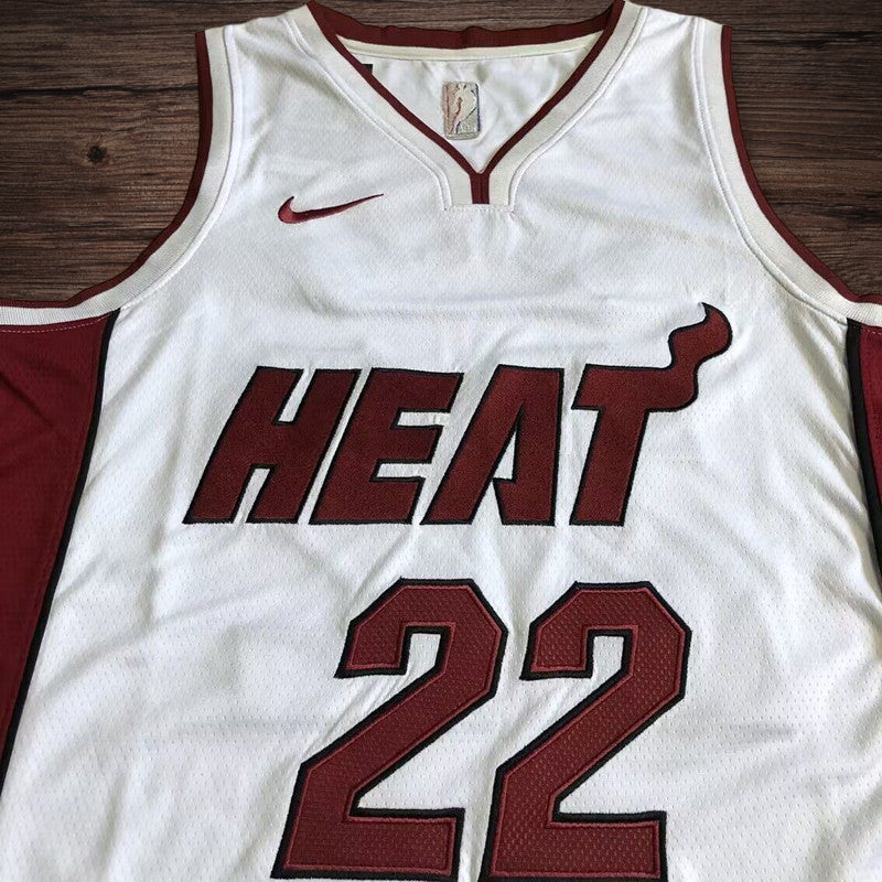 Men’s Miami Heat #22 Butler White Jersey