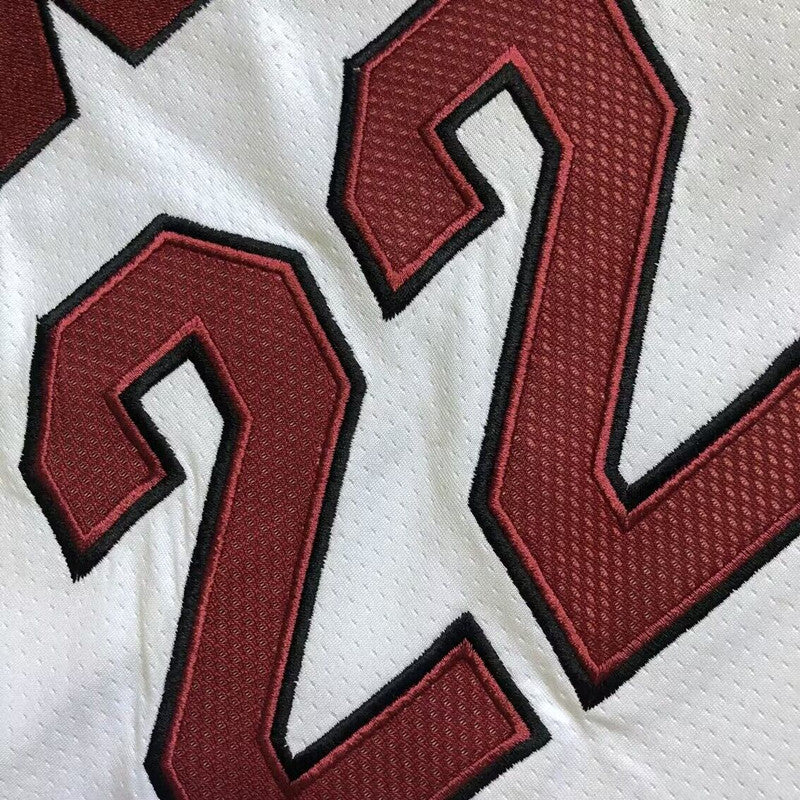 Men’s Miami Heat #22 Butler White Jersey