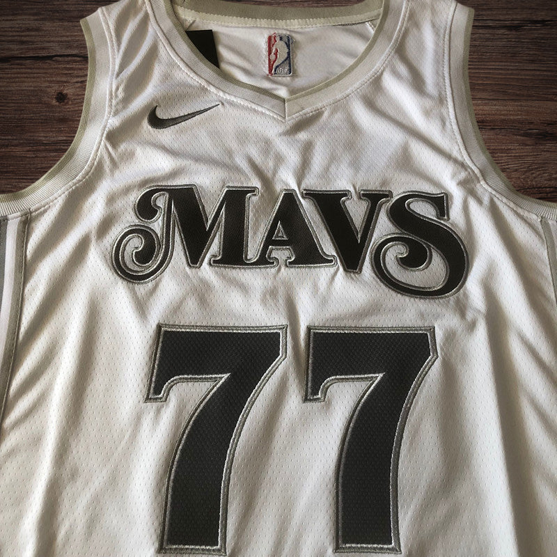Men’s Dallas Mavericks 2025 City Edition #77 Doncic Jersey