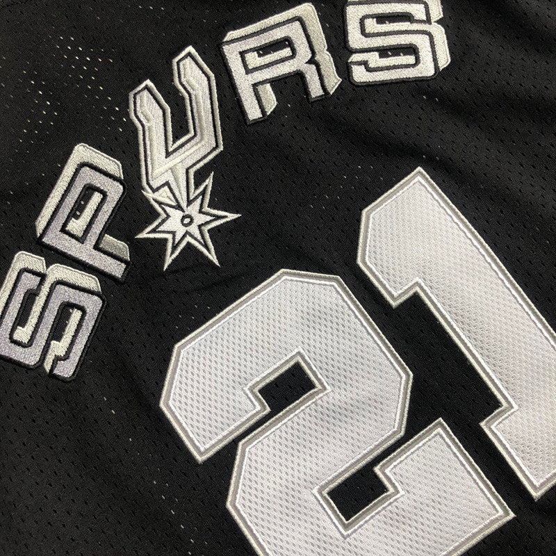 Men’s San Antonio Spurs 2001-02 #21 Duncan Jersey