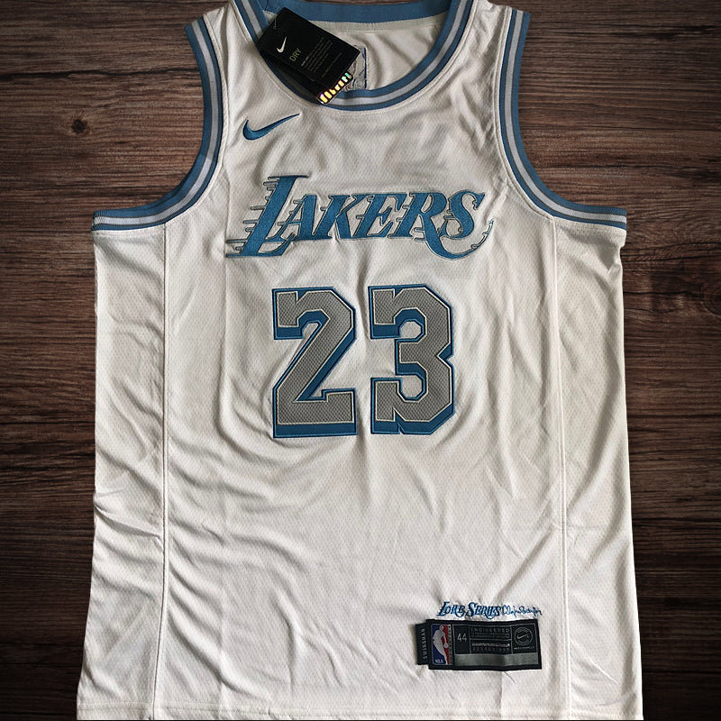 Men’s Los Angeles Lakers City Edition #23 Lebron James Jersey