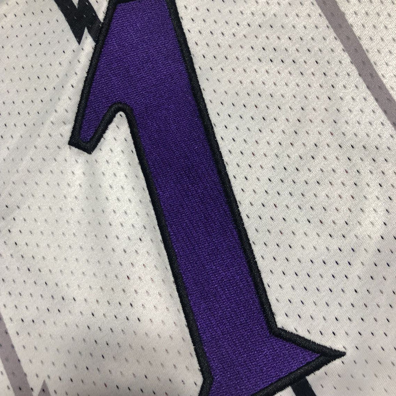 Men’s Toronto Raptors 1998-99 #1 Tracy McGrady Jersey White