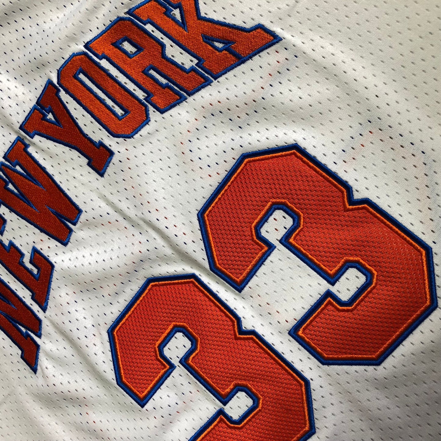 Men’s 1985-86 New York Knicks #33 Ewing Jersey in white