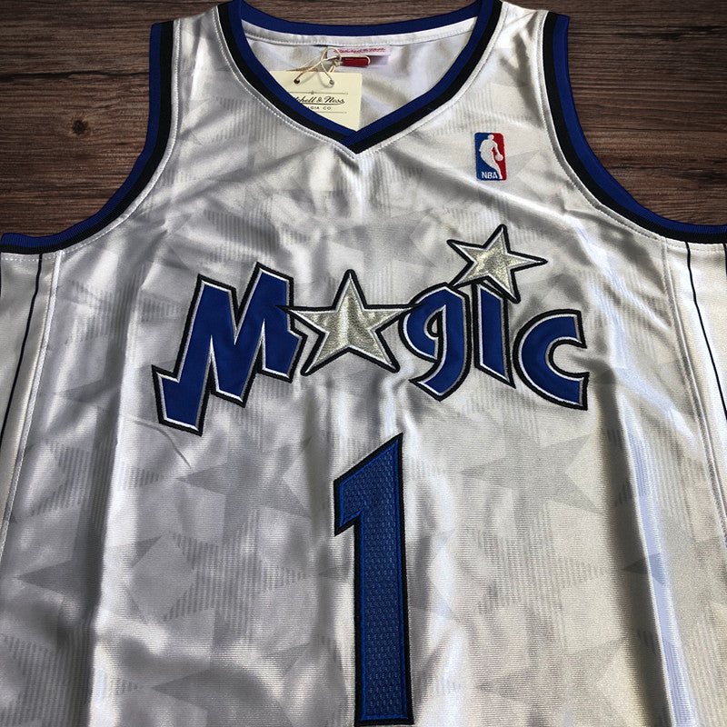 Men’s Orlando Magic 1994-95 #1 Hardaway white jersey