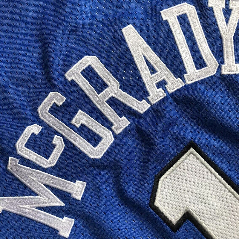 Men’s Orlando Magic 2003-04 #1 McGrady Blue Jersey