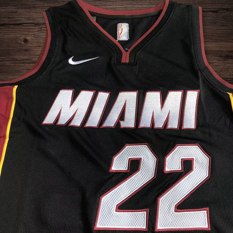 Men’s Miami Heat #22 Butler Black Jersey