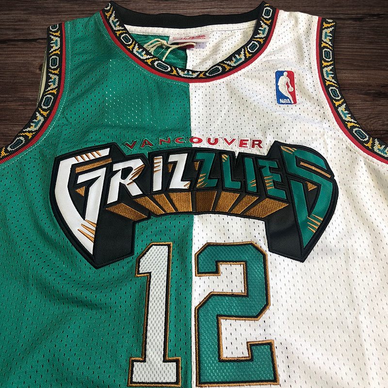 Men’s Memphis Grizzlies 1998-99 #12 Morant Split Jersey