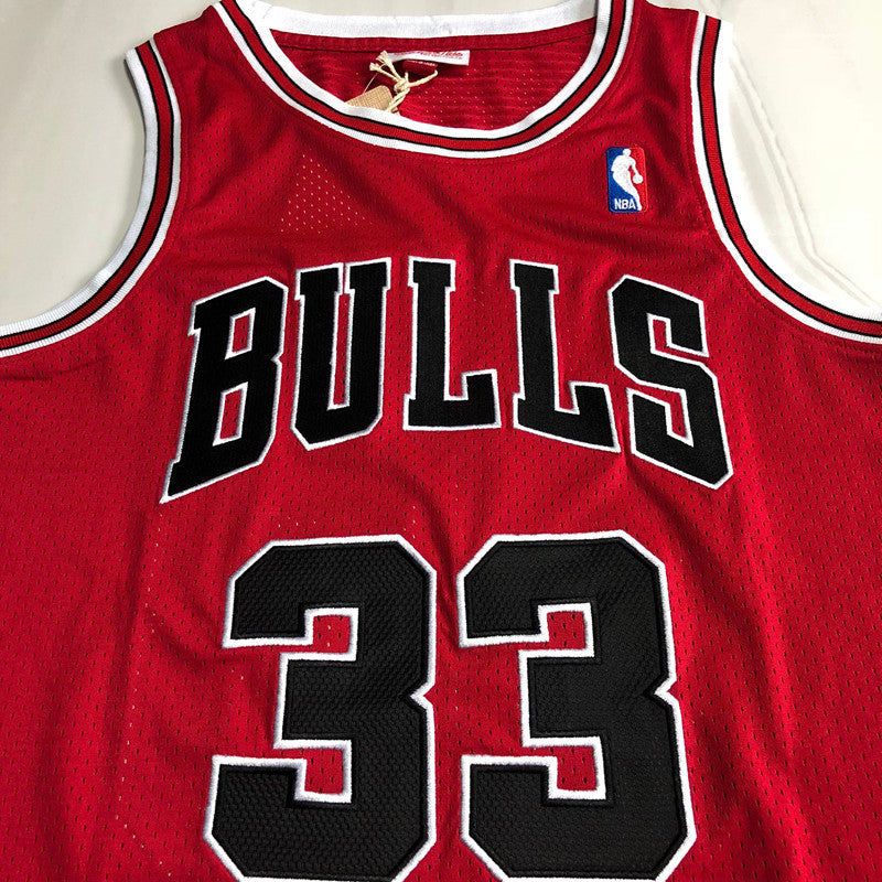 Men’s Chicago Bulls 1997-98 #33 Scottie Pippen Jersey