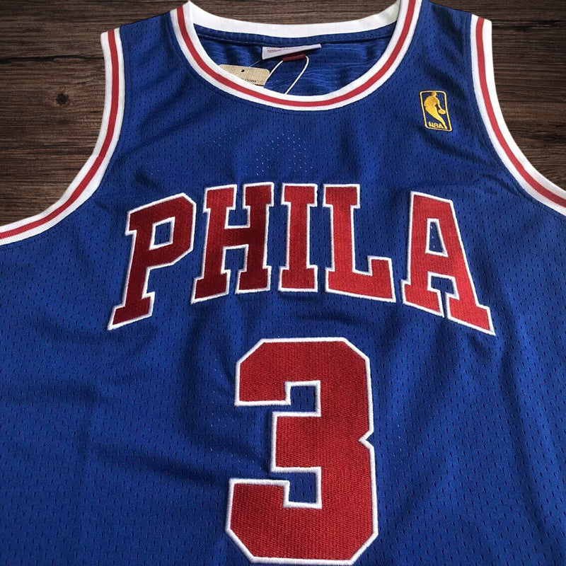 Men’s Philadelphia 76ers 1996/97 #3 Allen Iverson