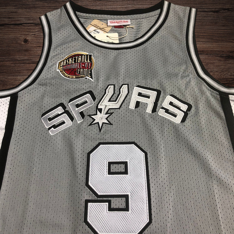 Men’s San Antonio Spurs 2001/18 Hall of Fame #9 Parker Jersey