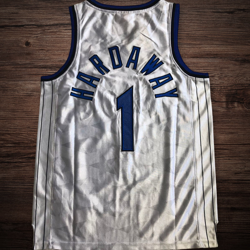 Men’s Orlando Magic 1994-95 #1 Hardaway white jersey
