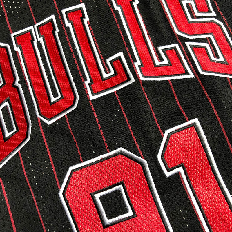 Men’s Chicago Bulls 1996-97 #91 Dennis Rodman Jersey